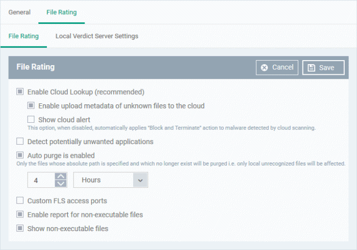 Ignore comodo file Ignore comodo file proxy against fortinet